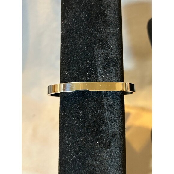 Silver Tone Cuff Bracelet “We go together like drunk and disorderly” - Picture 2 of 3